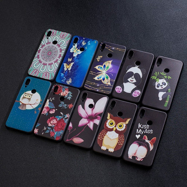 Imagine Xiaomi Redmi Note 7 / Note 7 Pro / Note 7S cover – Symetrisk Mønster Multicolor