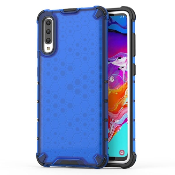 Bofink Honeycomb Samsung Galaxy A70 skal - Blå Blå