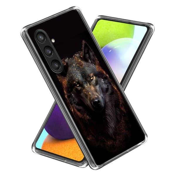 Deco Samsung Galaxy A14 kotelot - Yön Susi Black