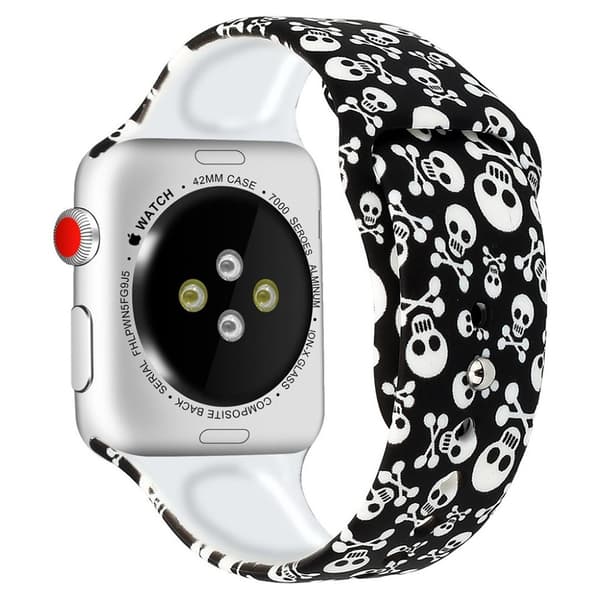 Apple Watch serie 4 40mm mønstret urrem - Stil F Multicolor