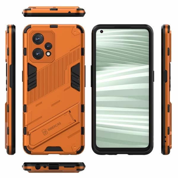 Iskunkestävä hybridikotelo Realme 9 Pro Plus - Oranssi Orange
