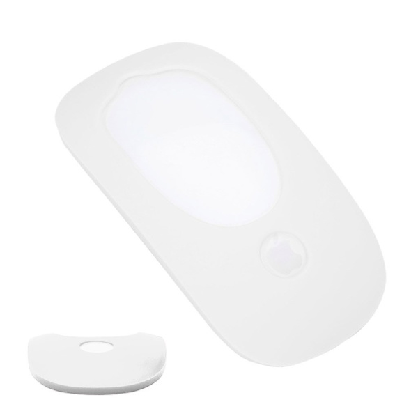 Apple Magic Mouse 2 / Mouse 1 silikonisuojus - Valkoinen White
