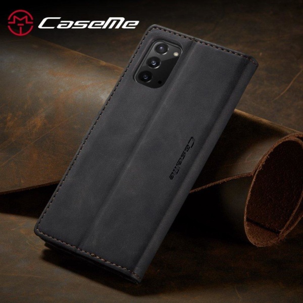 CaseMe Samsung Galaxy Note 20 Vintage Case - Black Black
