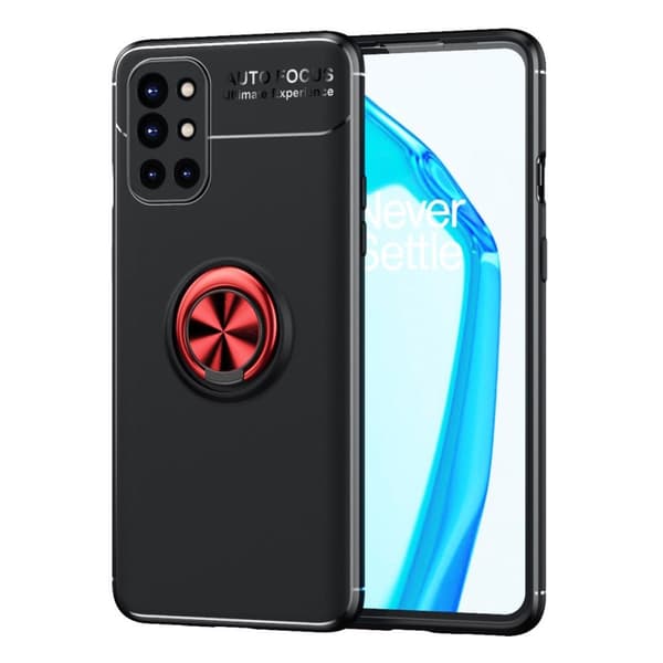 Ringo Etui OnePlus 9R - Svart / Rød Black
