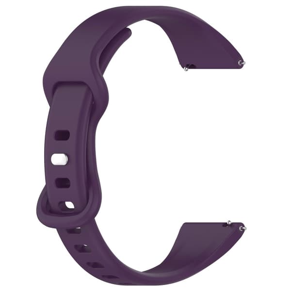 22 mm enkel silikonerem til Huawei-ur - Mørklilla Purple