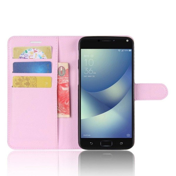 ASUS Zenfone 4 Max 5.5 (ZC554KL) Fodral i läder - Ljus rosa Rosa