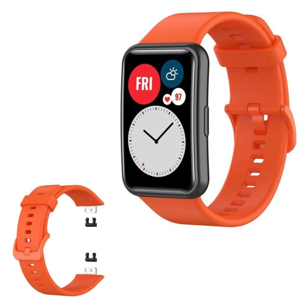 Huawei Watch Fit silicone watch band - Orange Orange