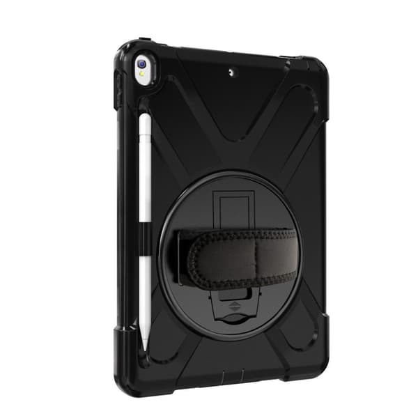 iPad Air (2019) X-formet dreje etui - Sort Black