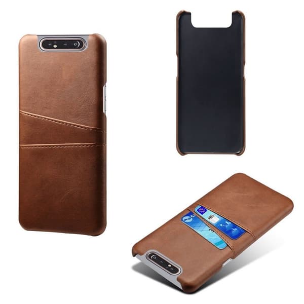 Dual Card Samsung Galaxy A80 deksel - Brun Brown