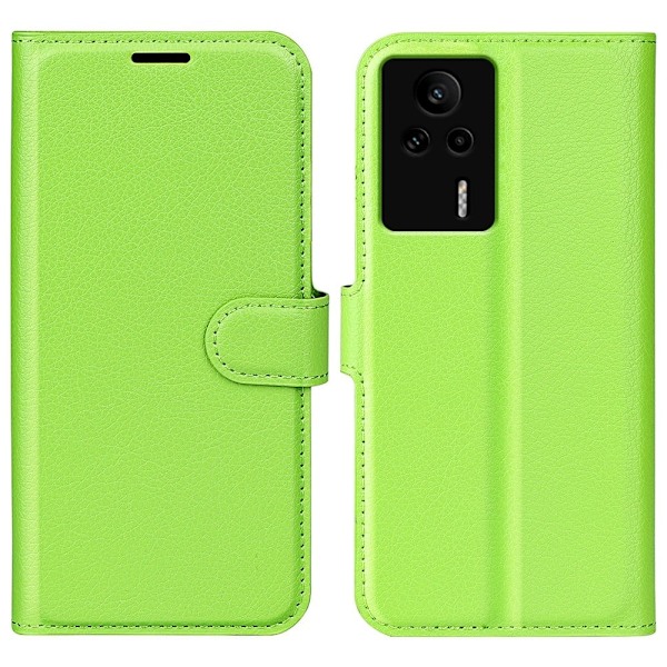 Klassisk Xiaomi Redmi K60E Flip Etui - Grøn Green