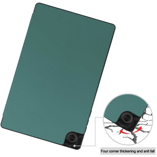 Lenovo Tab M10 HD Gen 2 litchi leather case - Green Grön