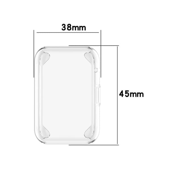 Huawei Watch Fit enkelt skydd - Transparent Transparent