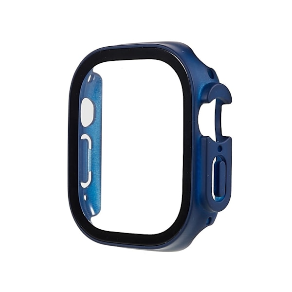 Apple Watch Ultra-cover med hærdet glas - Mørkeblå Blue