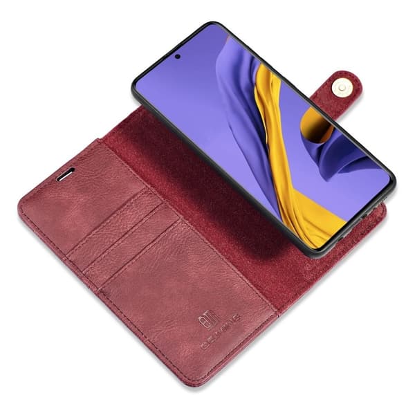 DG.MING Samsung Galaxy A71 2-i-1 Wallet Etui - Rød Red