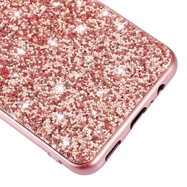 Glitter Samsung Galaxy A14 skal - Silver/Grå Silvergrå