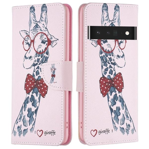 Wonderland Google Pixel 7 Pro flip-etui - Sjiraff Pink