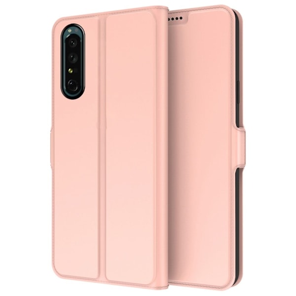 Smidigt och tunt PU-läder Sony Xperia 1 II fodral - Rosa Rosa