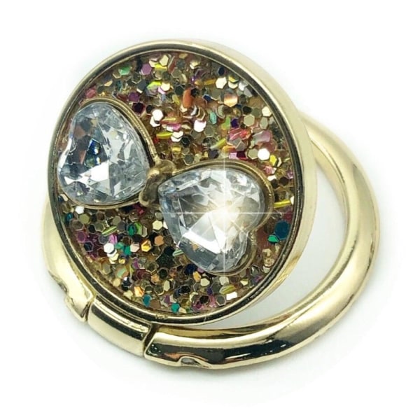 Universal bowknot glitter decor phone ring stand - Guld Gold