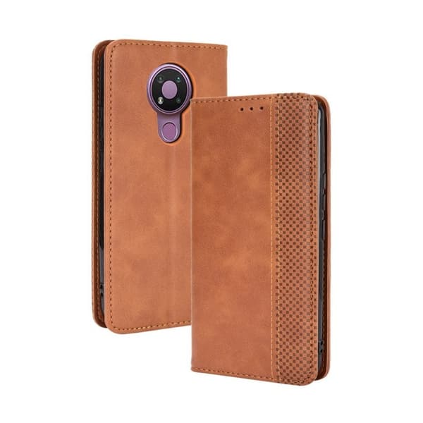 Bofink Vintage Nokia 3.4 læder etui - brun Brown