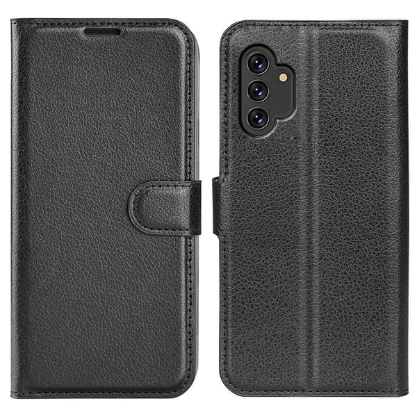 Classic Samsung Galaxy A13 4G Läppäkotelo - Musta Black