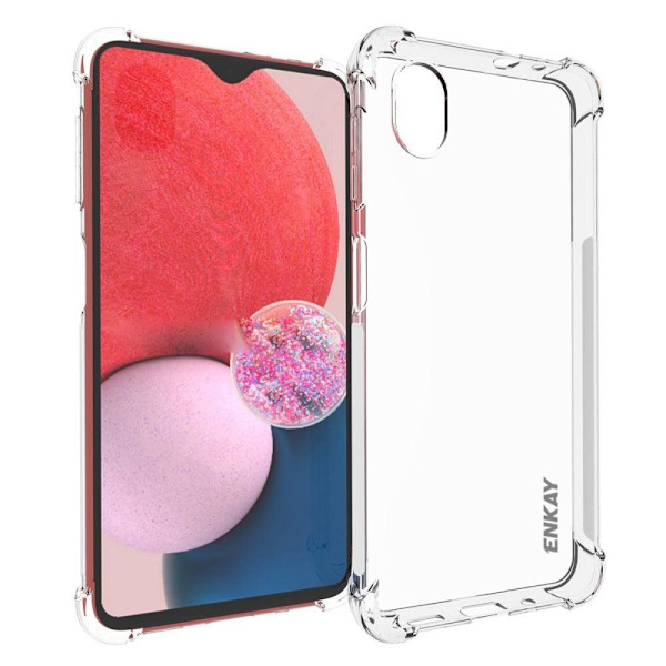 ENKAY klart faldsikkert etui til Samsung Galaxy A23 5G / A23e Transparent