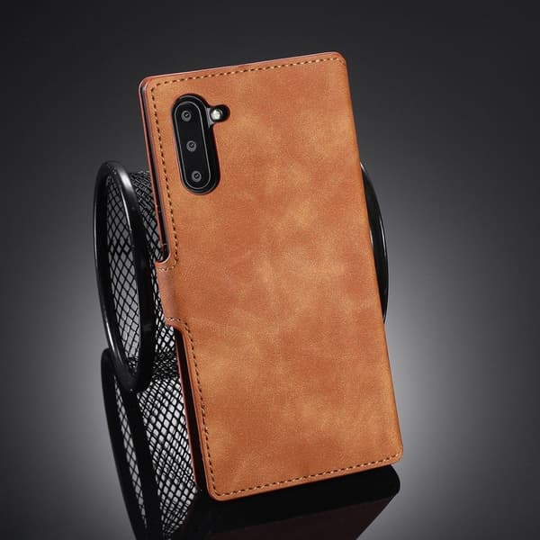 DG.MING Samsung Galaxy Note 10 Retro Veske - Brun Brown