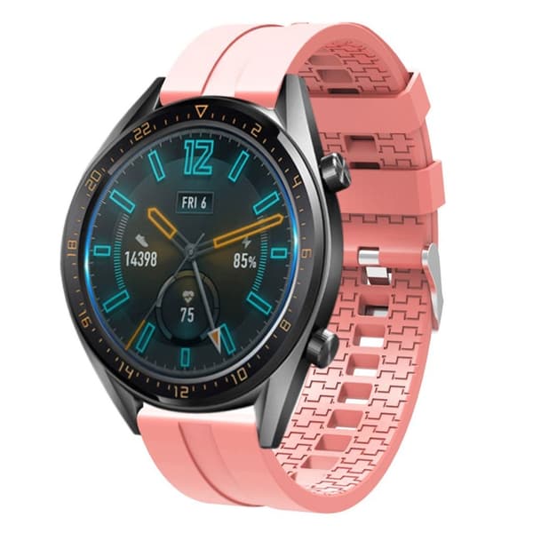 22mm Huawei Watch GT silikone Urrem - Lyserød Pink