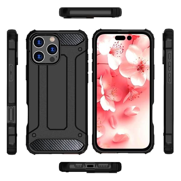 Armour Guard iPhone 16 Pro deksel - Grå Silver grey
