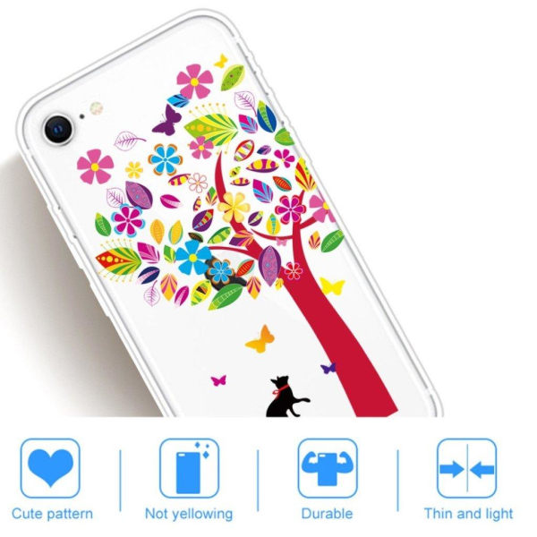 Deco iPhone SE 2020 skal - Färgglatt Träd multifärg