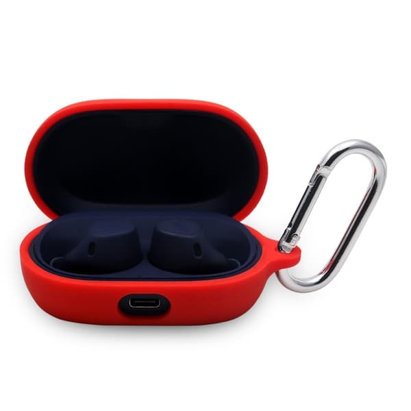 Jabra Elite 7 Active silikonetui med nøkkelring - Rød Red