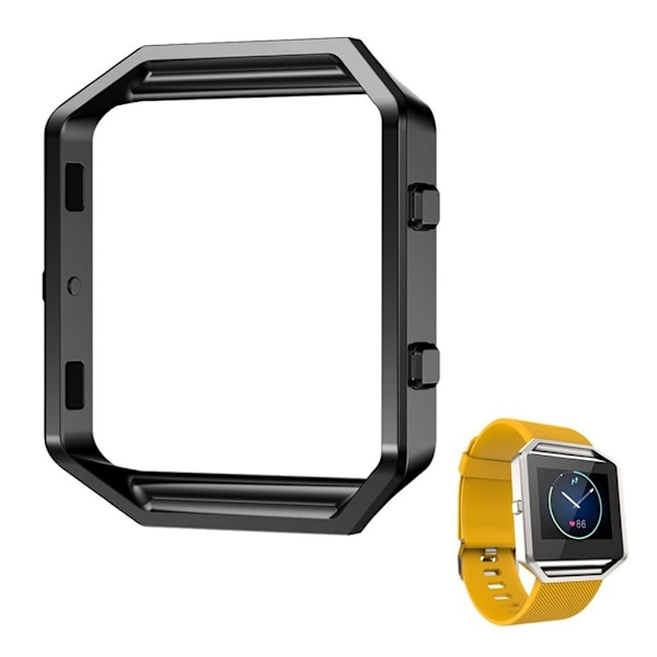 Fitbit Blaze ramme til ur i rustfri stål - Sort Black