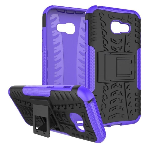 Samsung Galaxy A5 (2017) hybridcover med kickstand - Lilla Purple