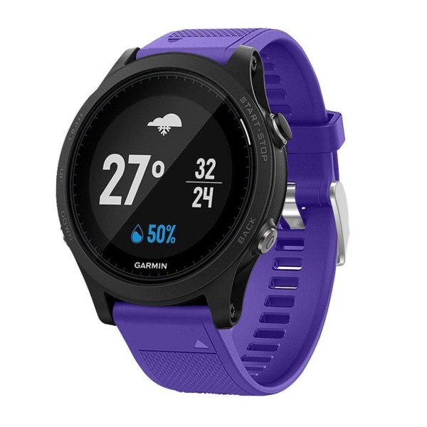 Garmin Forerunner 935 Blød silikone urrem - Lilla Purple