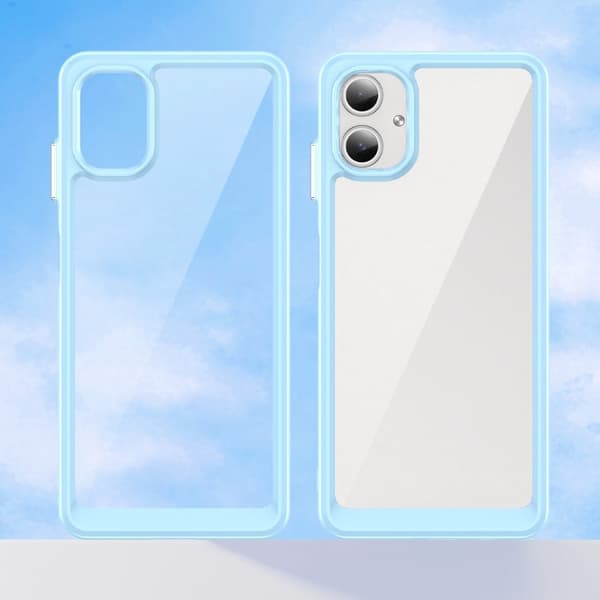 Samsung Galaxy A06 smart akryl cover - Blå Blue