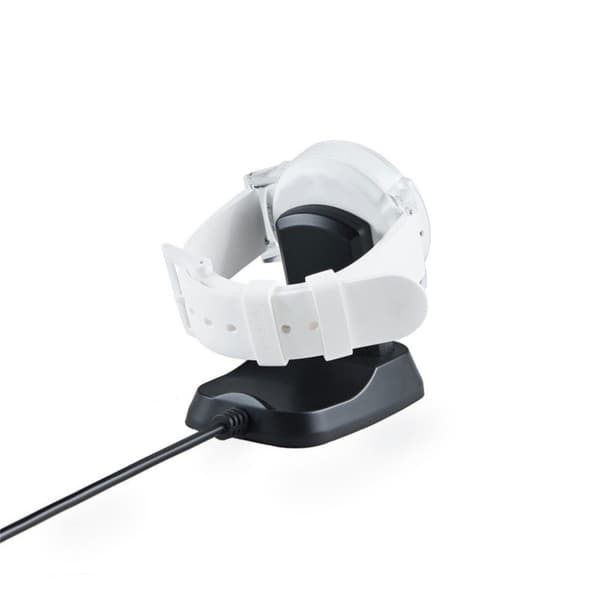 Ticwatch S 2 i 1 USB opladedock med 1meter USB kabel Black