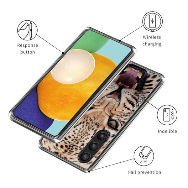 Deco Samsung Galaxy S23 FE cover - Leopard Brown