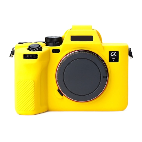 Silikonskydd för Sony A7 IV - Gul Gul