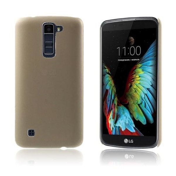 Christensen gummibelagt plastik cover til LG K10 - Champagne Beige