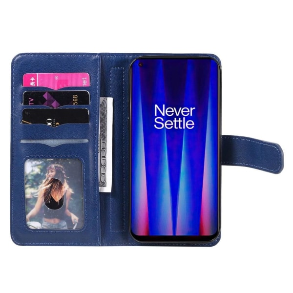 OnePlus Nord CE 2 5G etui med pung / 10 kortpladser – Blå Blue