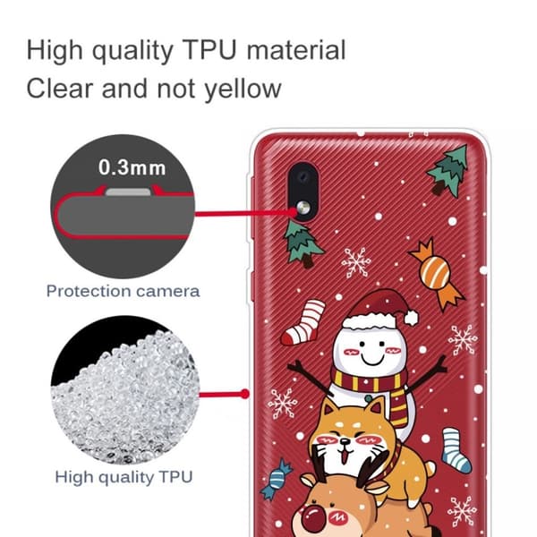 Christmas Samsung Galaxy A01 Core fodral - Happy Holiday multifärg