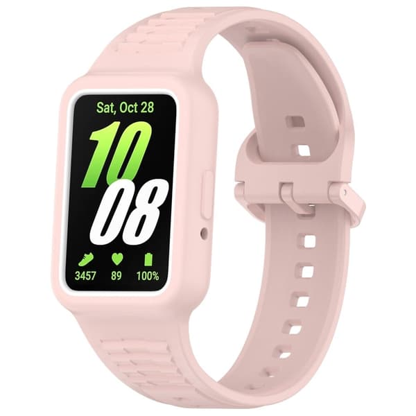 Honor band 9 Silikone-urrem med urkasse - Lyserød Pink