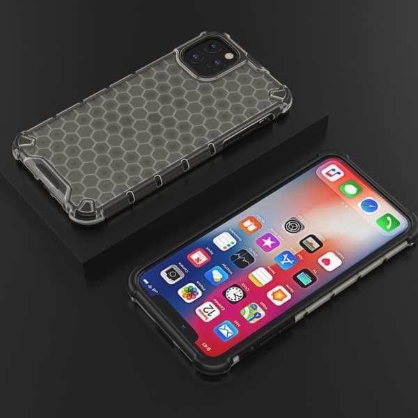 Bofink Honeycomb iPhone 11 Pro Max deksel - Svart Black