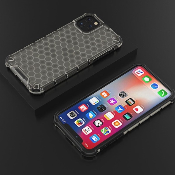 Bofink Honeycomb iPhone 11 Pro Max kuoret - Musta Black