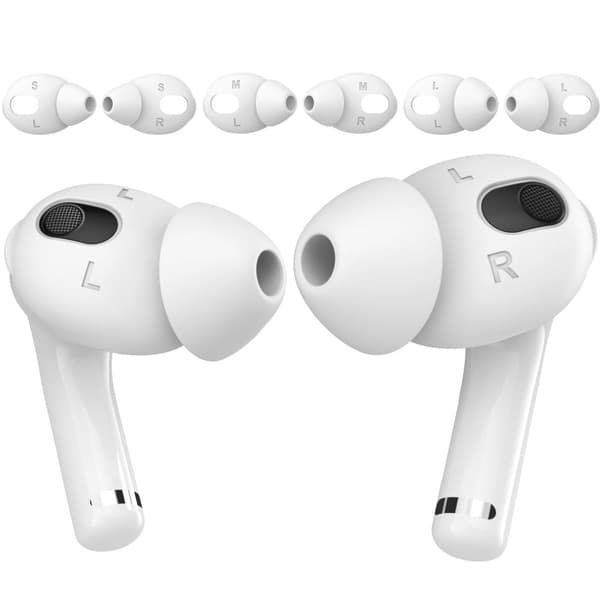 AHASTYLE AirPods 3 ørepropper i silikon - Hvit White