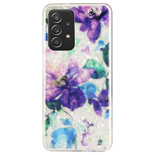 Deco Samsung Galaxy A33 5G Suojakotelo - Ink Flowers Multicolor
