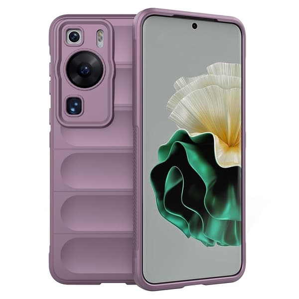 Deksel med mykt grep for Huawei P60 - Lyselilla Purple
