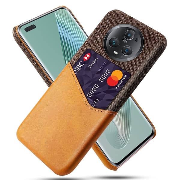 Bofink Honor Magic5 Pro skal med korthållare - Orange Orange