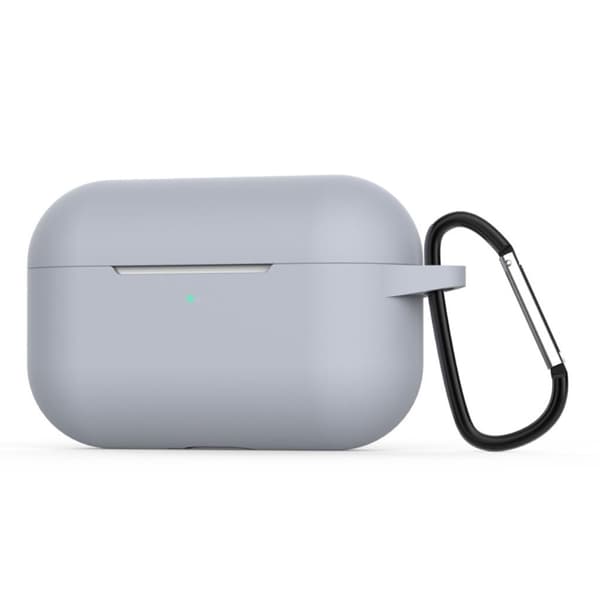 AirPods Pro silikonfodral - Grå Silvergrå