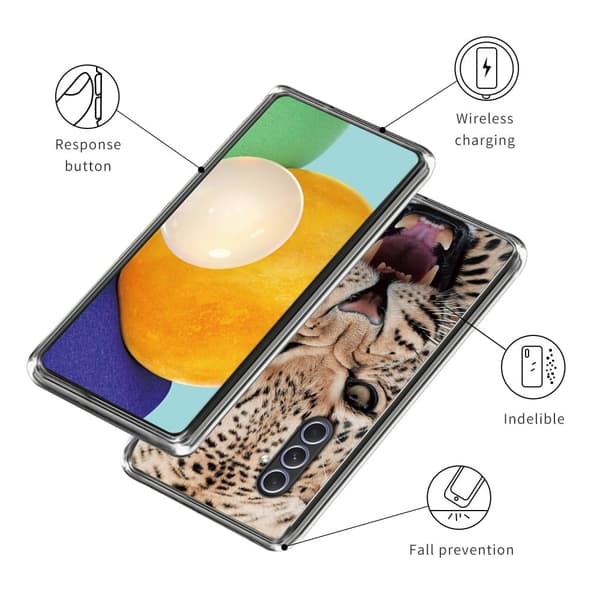 Deco Samsung Galaxy A54 kotelot - Leopardi Brown