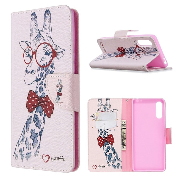 Wonderland Sony Xperia L4 kotelot - Kirahvi Multicolor